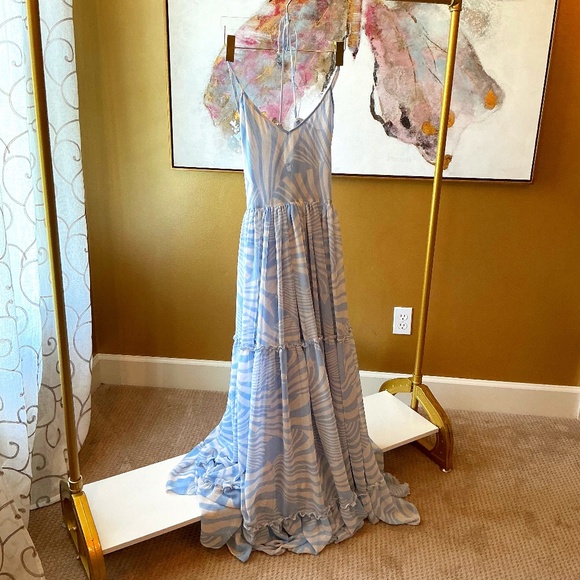 Free People Flowy Maxi Size Large - Picture 1 of 4